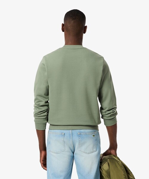 LACOSTE（ラコステ）の「エッセンシャルクルーネックスウェット（スウェット・メンズ・カーキ/ブラウン/ホワイト/ベージュ/ライトブルー/ブラック/セージグリーン/ネイビー/グレー・4/5/2/3/6）」の12枚目の写真