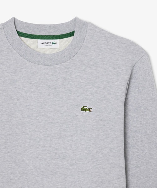 LACOSTE（ラコステ）の「エッセンシャルクルーネックスウェット（スウェット・メンズ・カーキ/ブラウン/ホワイト/ベージュ/ライトブルー/ブラック/セージグリーン/ネイビー/グレー・4/5/2/3/6）」の3枚目の写真