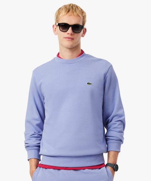 LACOSTE（ラコステ）の「エッセンシャルクルーネックスウェット（スウェット・メンズ・カーキ/ブラウン/ホワイト/ベージュ/ライトブルー/ブラック/セージグリーン/ネイビー/グレー・4/5/2/3/6）」の8枚目の写真