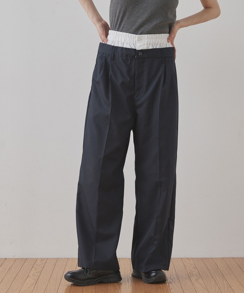 【MaxMara】[ピローゲ]ピンストライプパンツ セットアップ対応】ピンストライプパンツ｜コロニートゥーワン