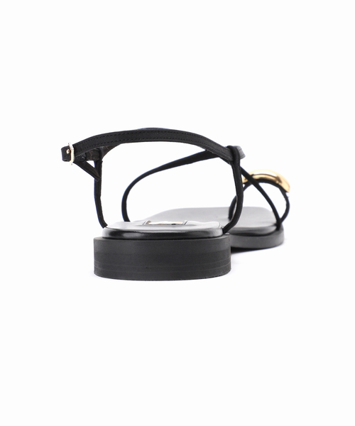 LE TALON(ルタロン)の「《追加3》GRISEメタルリングクロストングサンダル(サンダル・レディース・ブルー系その他/ブラック/アイボリー・MEDIUM/LARGE/X-LARGE/SMALL)」の11枚目の写真