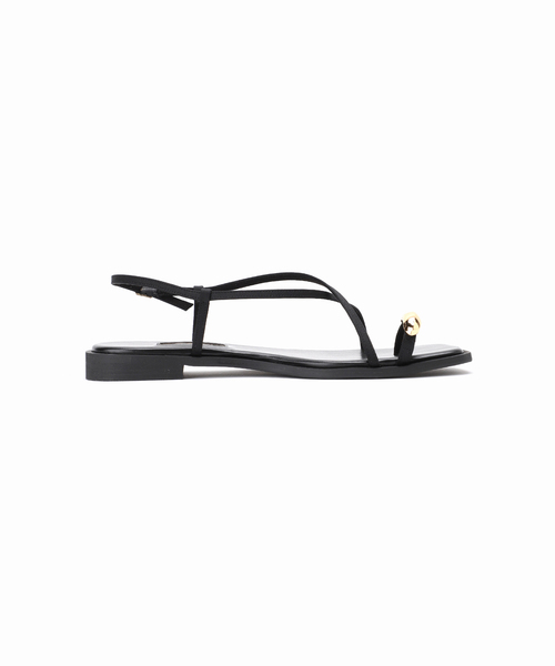 LE TALON(ルタロン)の「《追加3》GRISEメタルリングクロストングサンダル(サンダル・レディース・ブルー系その他/ブラック/アイボリー・MEDIUM/LARGE/X-LARGE/SMALL)」の12枚目の写真