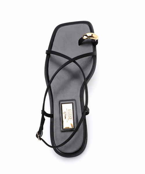 LE TALON(ルタロン)の「《追加3》GRISEメタルリングクロストングサンダル(サンダル・レディース・ブルー系その他/ブラック/アイボリー・MEDIUM/LARGE/X-LARGE/SMALL)」の15枚目の写真