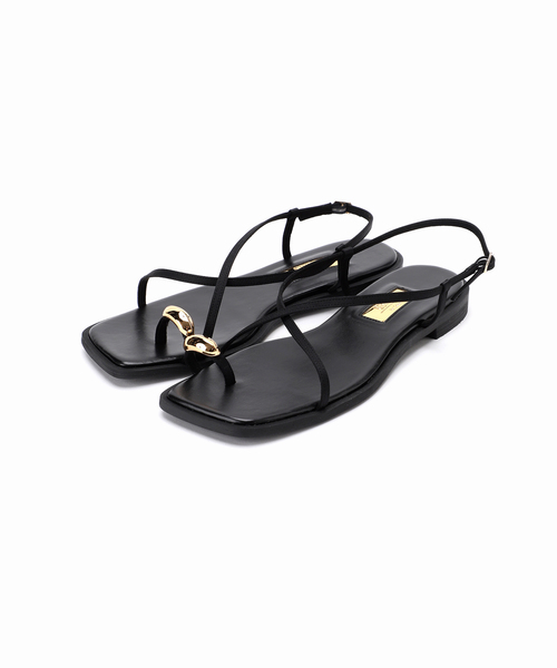 LE TALON(ルタロン)の「《追加3》GRISEメタルリングクロストングサンダル(サンダル・レディース・ブルー系その他/ブラック/アイボリー・MEDIUM/LARGE/X-LARGE/SMALL)」の21枚目の写真