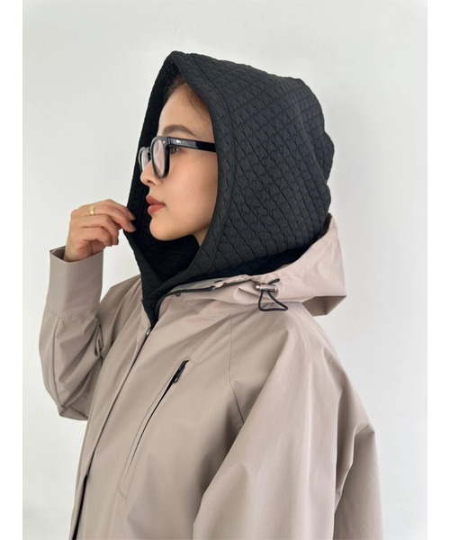 TRUNC（トランクエイティーエイト）の「Hooded Quilting Dress（ワンピース・レディース・ブラック/アイボリー・FREE）」の17枚目の写真