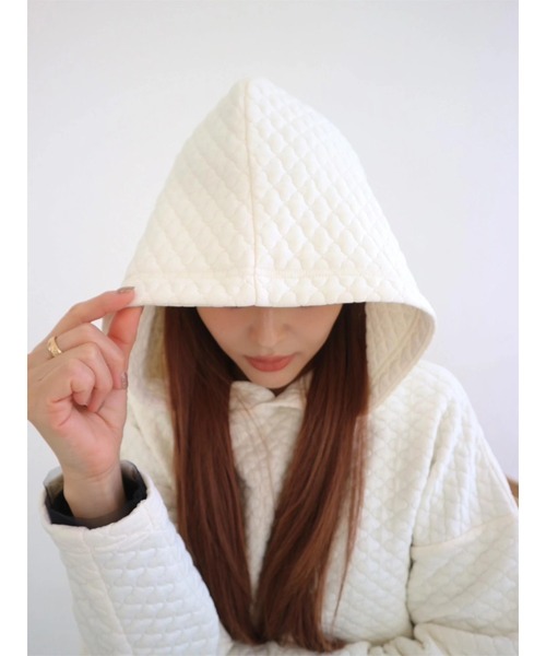 TRUNC（トランクエイティーエイト）の「Hooded Quilting Dress（ワンピース・レディース・ブラック/アイボリー・FREE）」の20枚目の写真
