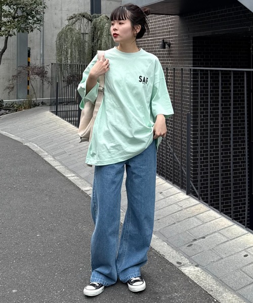 CIAOPANIC TYPY（チャオパニックティピー）の「【ユニセックス】ビックシルエットアソートグラフィックプリントTee（Tシャツ/カットソー・メンズ・ミント/レッド/ホワイト/チャコールグレー・LARGE/MEDIUM）」の19枚目の写真