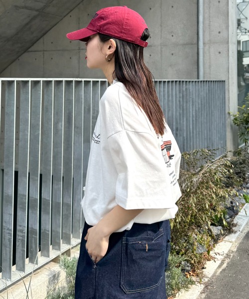 CIAOPANIC TYPY（チャオパニックティピー）の「【ユニセックス】ビックシルエットアソートグラフィックプリントTee（Tシャツ/カットソー・メンズ・ミント/レッド/ホワイト/チャコールグレー・LARGE/MEDIUM）」の5枚目の写真