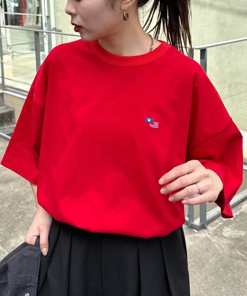 CIAOPANIC TYPY（チャオパニックティピー）の「【ユニセックス】ビックシルエットアソートグラフィックプリントTee（Tシャツ/カットソー・メンズ・ミント/レッド/ホワイト/チャコールグレー・LARGE/MEDIUM）」の22枚目の写真