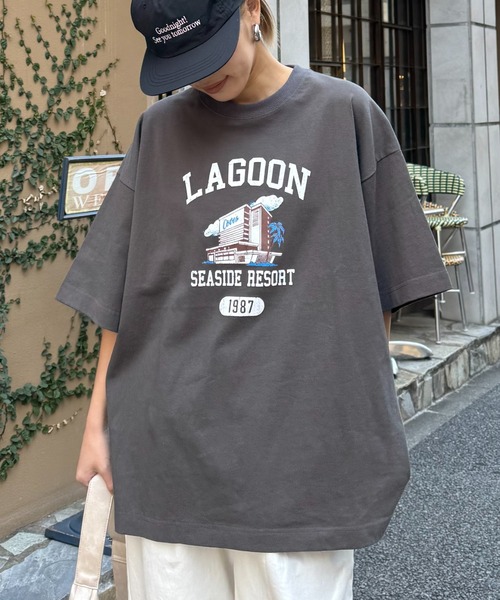 CIAOPANIC TYPY（チャオパニックティピー）の「【ユニセックス】ビックシルエットアソートグラフィックプリントTee（Tシャツ/カットソー・メンズ・ミント/レッド/ホワイト/チャコールグレー・LARGE/MEDIUM）」の10枚目の写真