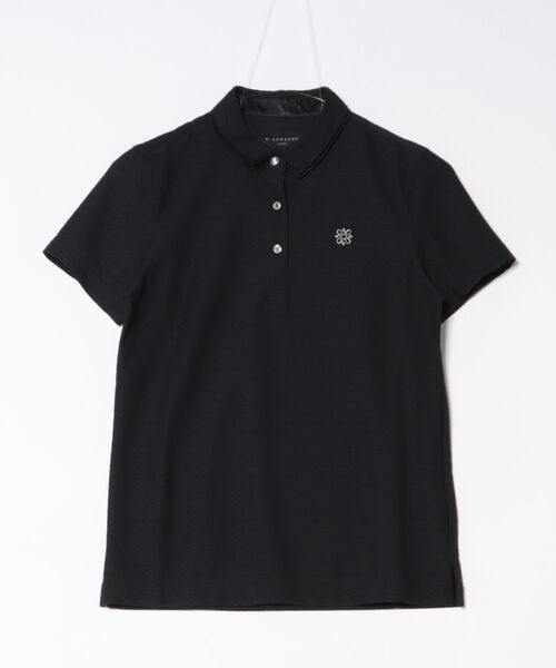 ポロシャツ ポロ 「St ANDREWS」縄柄ジャガード半袖シャツ (WOMENS) レディース 縄柄ジャガード半袖シャツ (WOMENS) | St ANDREWS（セント
