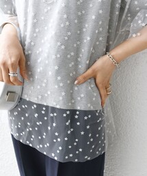 SHIPS（シップス）の「【WEB限定】スター チュール レイヤード TEE（Tシャツ/カットソー）」