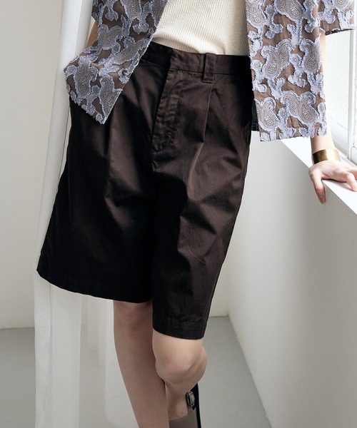 セール】T1012 ワイドフォルムショートパンツ（その他パンツ）｜RNA-N  