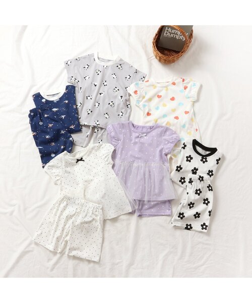 apres les cours（アプレレクール）の「パンダ・乗り物柄 半袖パジャマ（ルームウェア/パジャマ・キッズ・グレー/ネイビー・80/90/100/110/120/130）」の5枚目の写真