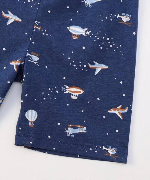 apres les cours（アプレレクール）の「パンダ・乗り物柄 半袖パジャマ（ルームウェア/パジャマ・キッズ・グレー/ネイビー・80/90/100/110/120/130）」の7枚目の写真