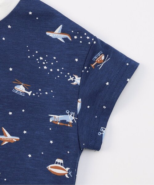 apres les cours（アプレレクール）の「パンダ・乗り物柄 半袖パジャマ（ルームウェア/パジャマ・キッズ・グレー/ネイビー・80/90/100/110/120/130）」の16枚目の写真