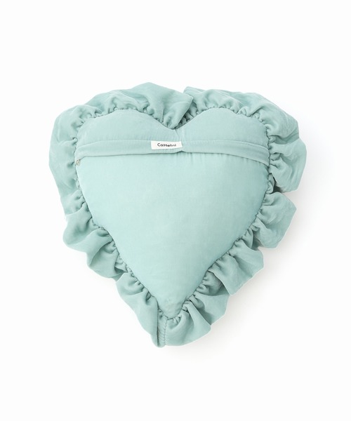 Casselini（キャセリーニ）の「Casselini HOME(キャセリーニ ホーム)ハートフリルクッション（クッション/クッションカバー・レディース・ブラック/ミント/イエロー・FREE）」の4枚目の写真