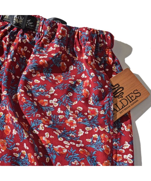 ALDIES（アールディーズ）の「Small Flower Short Pants / スモールフラワーショートパンツ（その他パンツ・メンズ・ネイビー/レッド・SMALL/MEDIUM/LARGE/X-LARGE）」の11枚目の写真