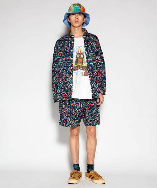 ALDIES（アールディーズ）の「Small Flower Short Pants / スモールフラワーショートパンツ（その他パンツ・メンズ・ネイビー/レッド・SMALL/MEDIUM/LARGE/X-LARGE）」の15枚目の写真