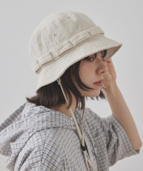 Unblend】ドローコード付き デニム バケットハット MONO-MART