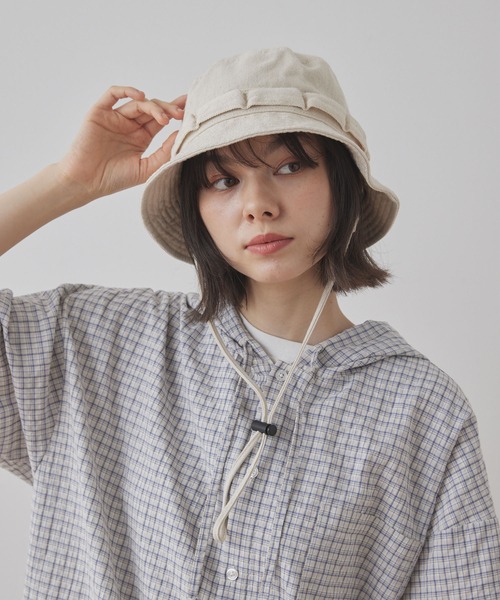 Unblend】ドローコード付き デニム バケットハット MONO-MART