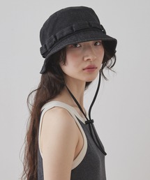 Unblend（アンブレンド）の「【Unblend】ドローコード付き デニム バケットハット（ハット）」