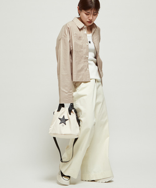 ブラウス シャツ GLOSSY TYPEWRITER SHIRT レディース セール】GLOSSY TYPEWRITER SHIRT（シャツ/ブラウス）｜CONVERSE
