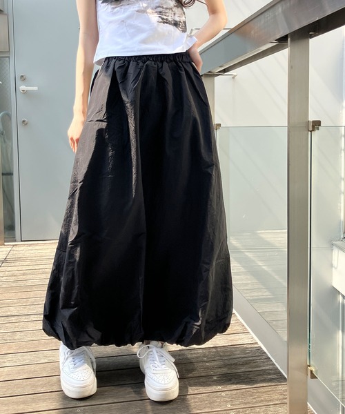 GLAMOROUS JANE(グラマラスジェーン)の「ブライトタフタバルーンラインスカート(スカート・レディース・ブラック/オフホワイト/グレー・FREE)」の20枚目の写真