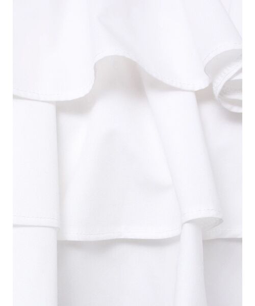 MERCURYDUO（マーキュリーデュオ）の「オフショルフリルブラウス（シャツ/ブラウス・レディース・インディゴブルー/オフホワイト/その他1/ブラック・FREE）」の8枚目の写真