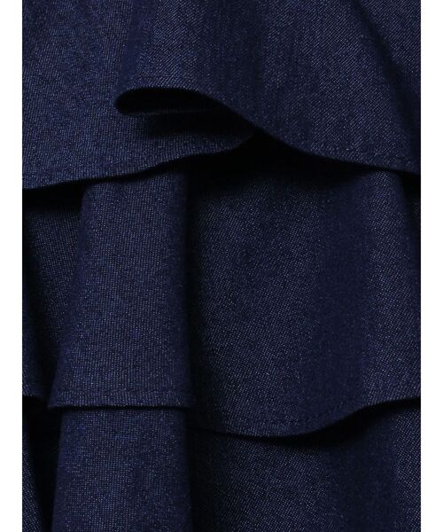 MERCURYDUO（マーキュリーデュオ）の「オフショルフリルブラウス（シャツ/ブラウス・レディース・インディゴブルー/オフホワイト/その他1/ブラック・FREE）」の7枚目の写真