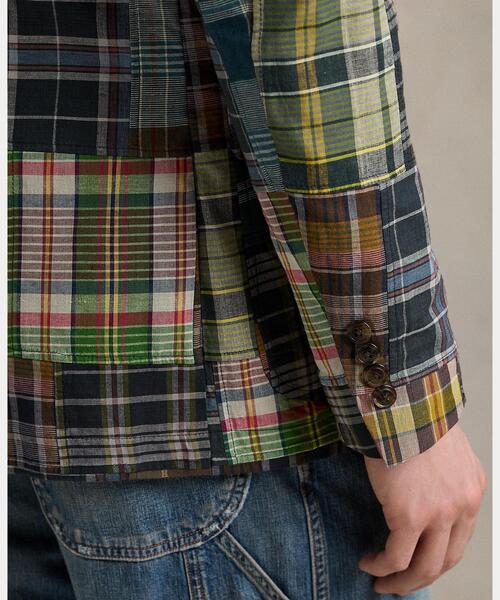 POLO RALPH LAUREN（ポロ ラルフ ローレン）の「Polo ソフト テーラード パッチワーク スポーツ コート（テーラードジャケット・メンズ・ブルー・36 S/38 S/40 S/42 S）」の6枚目の写真