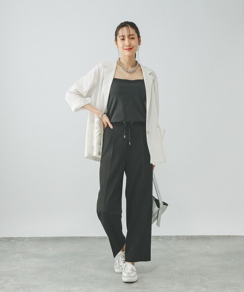 GLOBAL WORK（グローバルワーク）の「リラックススマートストレートパンツ/290010（スラックス・レディース・ブラック/ライトグレー/ネイビー/モカ/スミクロ/ブルー系その他5/ダークブラウン・MEDIUM/SMALL/X-SMALL/LARGE）」の8枚目の写真