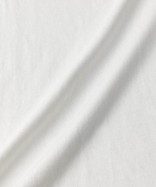 MONO-MART(モノマート)の「リメイクライク カレッジロゴ刺繍スイッチング半袖Tシャツ(Tシャツ/カットソー・レディース・スミクロ/ピンク/オフホワイト・FREE)」の15枚目の写真