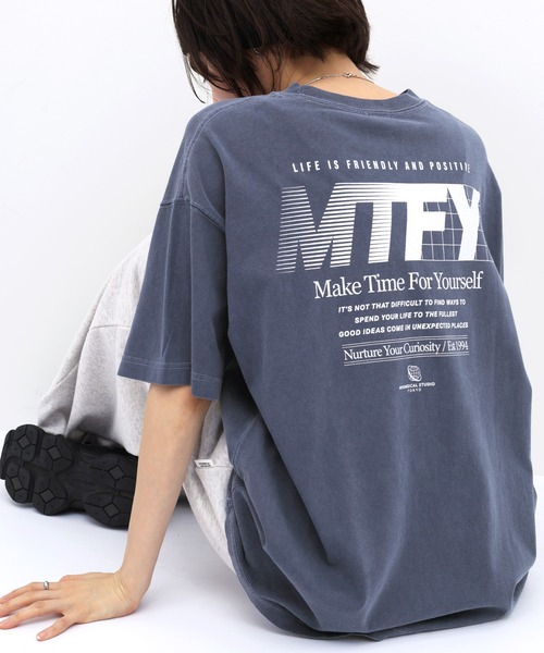 新サイズ追加】ピグメント加工MTFYロゴプリント半袖Tシャツ（Tシャツ