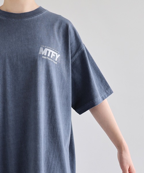 ANME(アンメ)の「【新サイズ追加】ピグメント加工MTFYロゴプリント半袖Tシャツ(Tシャツ/カットソー・レディース・ブラック/オフホワイト/ブラウン/ネイビー・M/L/XL/XXL/S)」の13枚目の写真