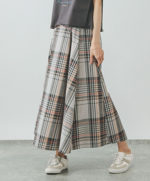 GLOBAL WORK（グローバルワーク）の「コットンライクフレアスカート/319740（スカート・レディース・ブラック/ベージュ/カーキ/ブラック系その他5・REGULER/SHORT）」の15枚目の写真