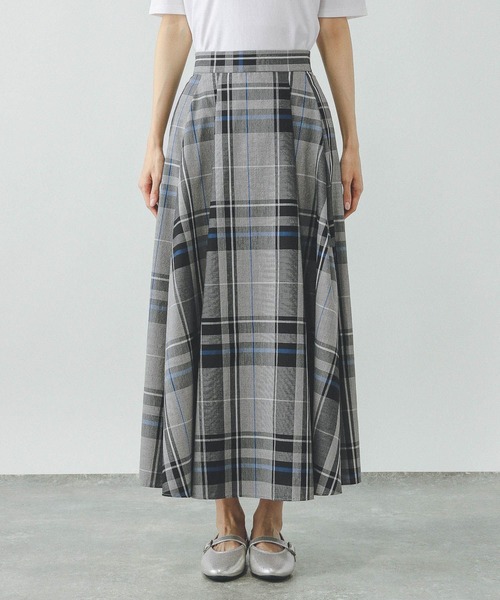 GLOBAL WORK（グローバルワーク）の「コットンライクフレアスカート/319740（スカート・レディース・ブラック/ベージュ/カーキ/ブラック系その他5・REGULER/SHORT）」の21枚目の写真