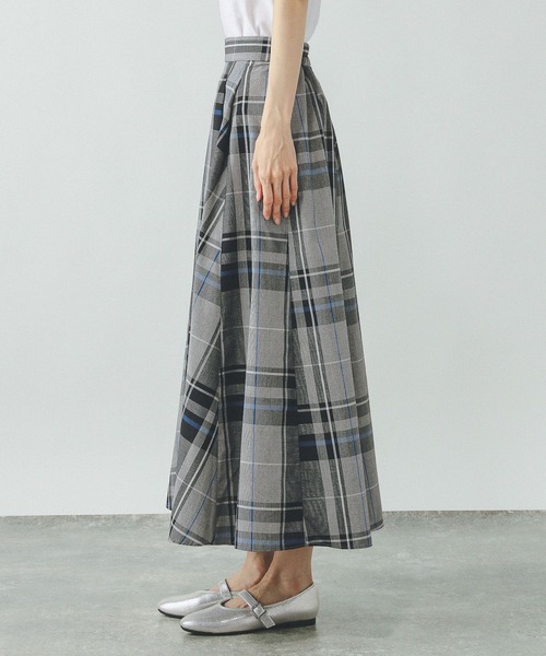 GLOBAL WORK（グローバルワーク）の「コットンライクフレアスカート/319740（スカート・レディース・ブラック/ベージュ/カーキ/ブラック系その他5・REGULER/SHORT）」の22枚目の写真