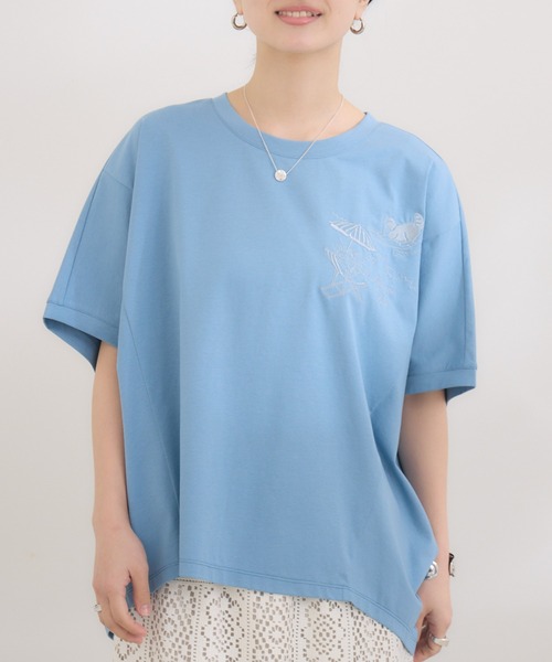 tシャツ 「KATHARINE ROSS」ブライトテレコノースリ レディース KATHARINE ROSS tシャツ 「KATHARINE ROSS」ブライトテレコ