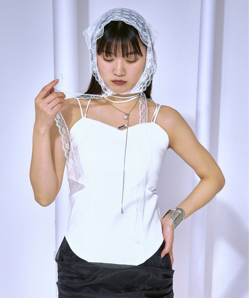 Multi arrange choker カップインキャミソール（キャミソール