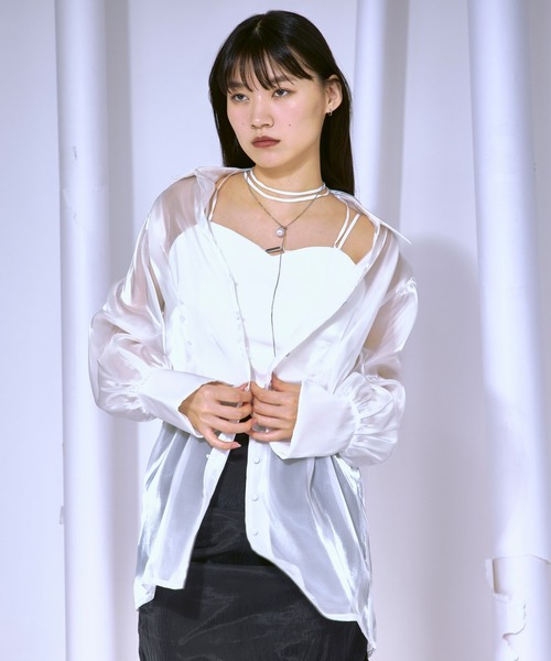 Multi arrange choker カップインキャミソール（キャミソール