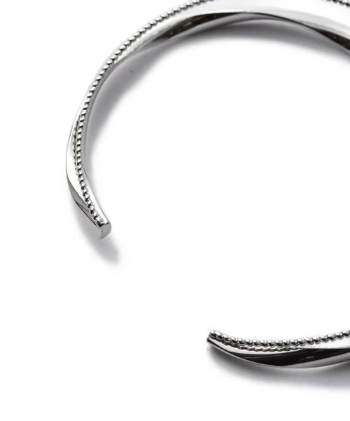 EDIT COLOGNE（エディットコロン）の「ウェーブラインバングル（バングル/リストバンド・レディース・シルバー・ﾌﾘ-）」の4枚目の写真