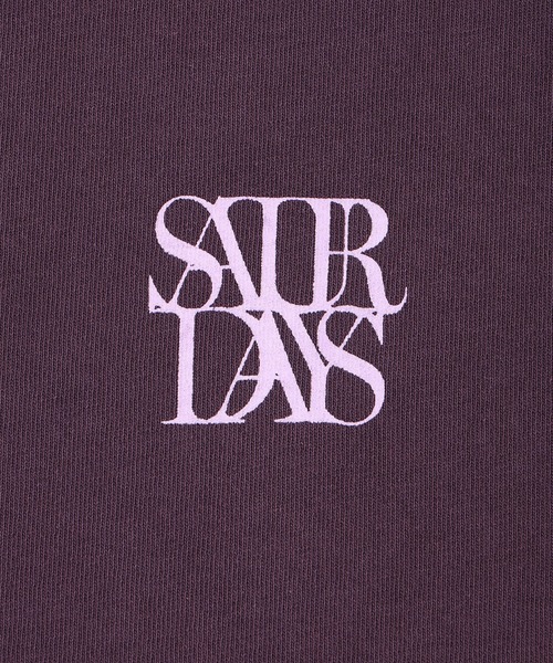 Saturdays NYC（サタデーズ ニューヨークシティ ）の「Saturday Stuck SS T-Shirt（Tシャツ/カットソー・メンズ・パープル/ブルー系その他4/チャコールグレー/ホワイト系その他2・L/S/M/XL）」の12枚目の写真