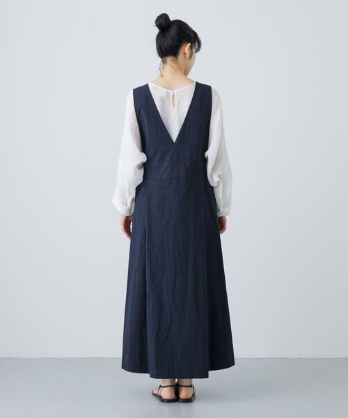 かぐれ（カグレ）の「コットンヘンプラップワンピース（ワンピース