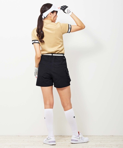 THE GOOD GOLF POCKETS ロゴショートパンツ セール】ゴルフウェア ゴルフハーフパンツ サイドカーゴポケット