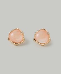 サークルマーブルクリアピアス