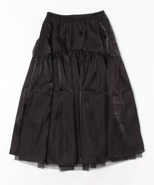 DONOBAN(ドノバン)の「シアーラメスカート(スカート・レディース・ブラック/ホワイト/アイボリー/ライトピンク・ONE)」の5枚目の写真