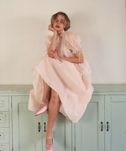 DONOBAN(ドノバン)の「シアーラメスカート(スカート・レディース・ブラック/ホワイト/アイボリー/ライトピンク・ONE)」の8枚目の写真