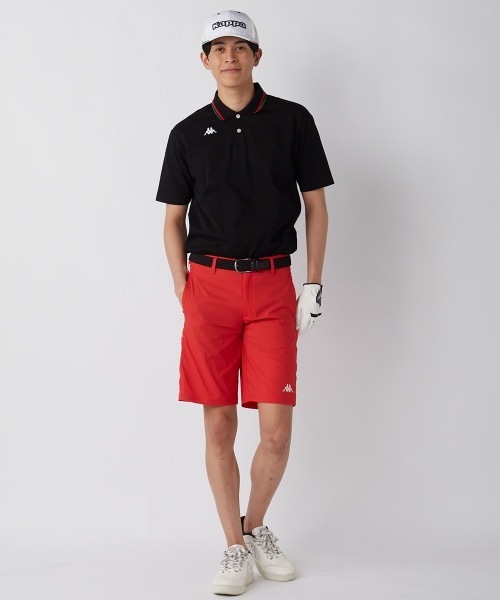 Kappa - Kappa オレンジ ショートパンツ 7号 Kappa カッパ ハーフパンツ ショートパンツ レディース テープ