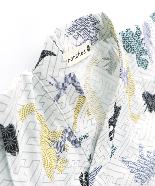 BRANSHES(ブランシェス)の「【キッズ/綿100%】甚平(浴衣・キッズ・ブラック/アイボリー/ライトグレー/ネイビー・90/110/120/100)」の19枚目の写真